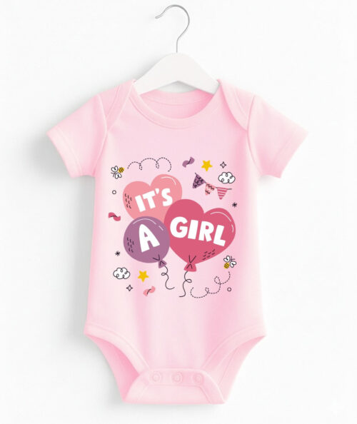 It's A Girl | Customize Baby Romper