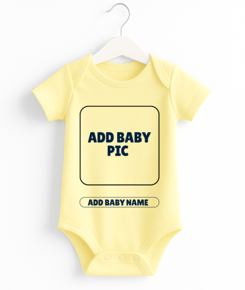 Custom Name & Pic Baby Romper| Customize Romper